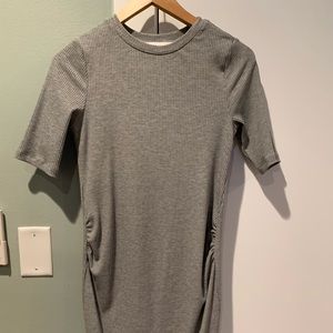 H&M grey maternity dress